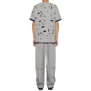 Nouveaux t-shirts pour hommes en coton 100% à manches longues, surdimensionnés, lourds, lavés à l'acide, avec effet délavé, prix bas, vente en gros personnalisée professionnelle - Product Image 2