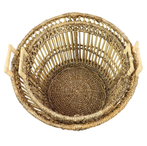The New Birdcage-Shaped Natural Rattan Wicker <b>Baskets</b> Set of 2 Handcrafted Woven Rattan <b>Basket</b> <b>Storage</b> Stuff Decor Home Corner - Product Image 5