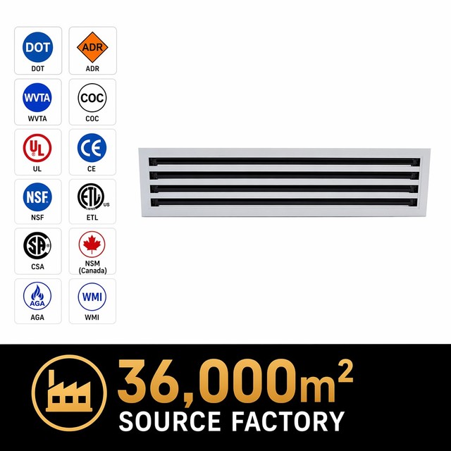 Frameless Linear Strip Air Outlet - Minimalist Central AC Aluminum Slot Diffuser