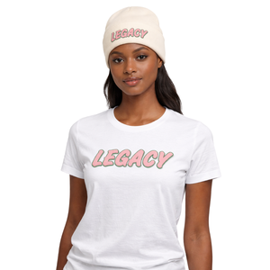 Gorro de Punto Ivory Legacy para Mujer, Estilo Griego, Rosa y Verde, para Hermandad Universitaria, Invierno - Product Image 1