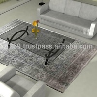 Hochwertiger KUMAR Persischer Design Handgeknüpfter Wolle/Seide Haustierfreundlicher Plüsch-Teppich Mittlere Dicke Teppich-Sets Top-Qualität