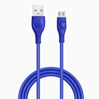 Câble de charge rapide USB-C/Micro USB blindé en PVC, 1 mètre, 2.4A 3A, écologique pour montre intelligente, ordinateur, scanner de codes-barres