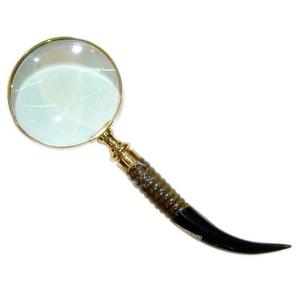 2024 New Design Antique Bronze Metal Handheld Magnifier High Quality Indian Handicraft Wholesale Vintage Design - Product Image 5