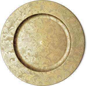 Best Sale Multiple Finishing Design Charger <b>Plate</b> Best for Home Dining Table Decor Design Food <b>Plate</b> Rounded Metal Decor Design - Product Image 3