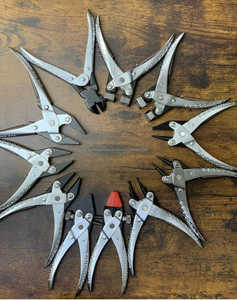 Alicates de mordaza de cobre de acero de alto carbono, mordazas forradas de cobre de dar forma a punta plana para doblar y láminas de metal, alicates de mordaza de cobre de punta plana - Product Image 6