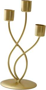 Venta al por mayor 39 pulgadas de alto elegante candelabro de metal dorado moderno candelabro dorado para decoración de fiesta en casa para Navidad precio bajo - Product Image 4