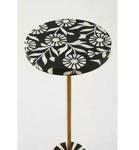 Muebles Artículos de hotel Taburete de incrustaciones de hueso MDF Venta al por mayor Incrustaciones de hueso Taburete de sala de estar moderno de buena calidad para dormitorio de la India - Product Image 3