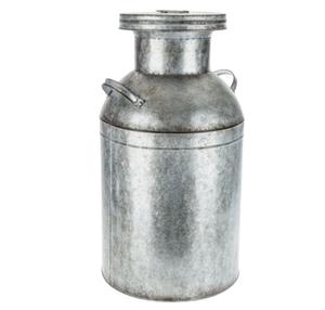 <b>Flower</b> Vase Garden Decor Galvanized Metal Shabby Chic Rustic Milk <b>Jug</b> Vase Tin <b>Jug</b> <b>for</b> Kitchen - Product Image 3