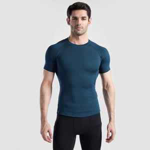 เสื้อกีฬาฤดูร้อนแบบใหม่ พิมพ์ลายไร้รอยต่อ ระบายอากาศ แห้งเร็ว สำหรับผู้ชาย ใช้ได้ทั้งกลางแจ้งและในร่ม - Product Image 5