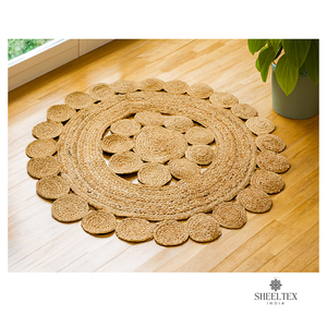 Popular personalizado último diseño alfombras modernas alfombra de yute de moda para sala de estar y dormitorio a precio de mercado - Product Image 6