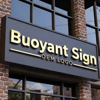 Enseignes personnalisées en lettres 3D avec logo, enseignes de magasin, enseignes de bâtiment commercial pour la publicité extérieure