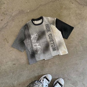 Huilin Factory Custom Logo Printed Unisex Oversized Fit Tshirts Vintage Washed Men <b>Thick</b> Cotton Double Layer Long Sleeve <b>T</b> <b>Shirt</b> - Product Image 6