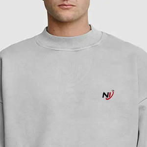 Sweat-shirt décontracté à motif solide et délavé à l'acide pour hommes qualité supérieure 100% coton grande taille vêtements d'hiver à la mode - Product Image 6
