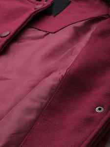 Veste courte en laine mélangée pour femme avec intérieur doux, imperméable et respirante pour la mode décontractée de rue et le port quotidien - Product Image 3