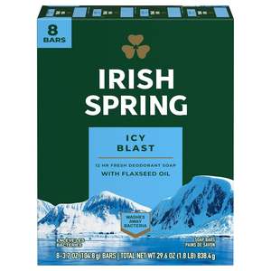 Savon en barre minérale éclaircissant et hydratant Irish Spring de haute qualité, fait à la main, 3,75 oz, lot de 8 - Product Image 3