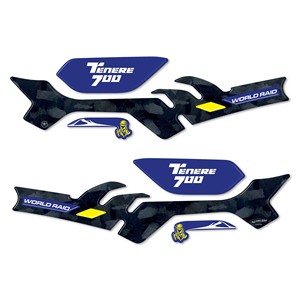 YAMAHA Tenere 700 World RAID สติกเกอร์3D ที่เข้ากันได้แฮนด์การ์ดสำหรับรถจักรยานยนต์ - Product Image 1