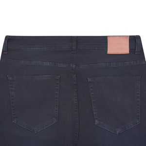 Pantalones de mezclilla para hombre personalizados de color sólido de alta calidad para uso casual y al aire libre en el verano Jeans de mezclilla antiarrugas para hombres - Product Image 5