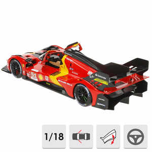 Bburago Ferrari Racing 499 LMH # Coche de Accesorios de Moda Impreso en Resina a Escala 1:18 (51 piezas) - Product Image 5