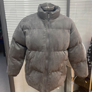 Veste matelassée pour homme en duvet d'hiver personnalisée, col montant, broderie, rembourrage de haute qualité, taille plus, manteau brillant, livraison DDP - Product Image 5