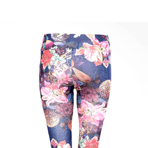 Leggings de gymnastique respirants taille haute pour femmes Leggings de yoga de fitness sans couture personnalisés Leggings de yoga à taille élastique par sublimation - Product Image 4