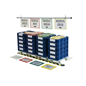 Sistema de aparcamiento - Rieles de aparcamiento planos/altos, atornillables, longitud de 1200mm, atornillables, Set - PAB-FH-12 - Product Image 2