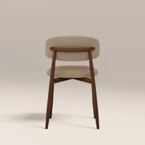 Silla de Comedor HALSTON en Color Nogal y Rosa Palo - Product Image 4