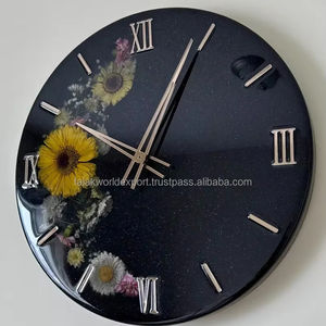 Night <b>Light</b> Resin Large Home Decor Art Design Silent Watch World Map Decorative Living Room <b>Wall</b> Clock Drop shipping By FWE - Product Image 6