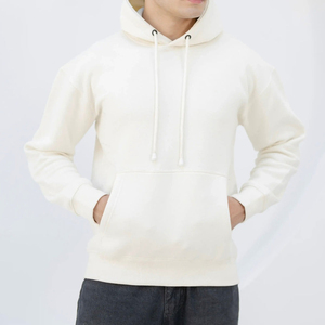 Sweat-shirts à capuche doublés unis personnalisés en gros 2026, tissu polaire 220GSM, OEM, 100% coton, unisexe, pour hommes - Product Image 6