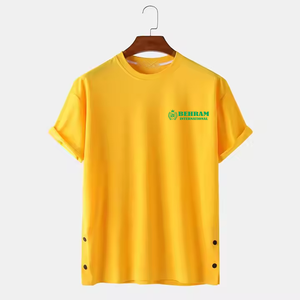 เสื้อยืดลำลองผู้ชายทรงหลวมใส่สบาย ทนทาน ผลิตจากผ้าฝ้ายออร์แกนิค 100% เป็นมิตรต่อสิ่งแวดล้อม ป้องกันการเกิดขุย ผลิตในปากีสถาน คุณภาพดีที่สุด - Product Image 5