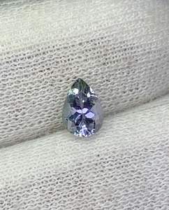 Ziosite Tanzanite naturelle de qualité supérieure, pierre précieuse en vrac, forme poire, pour la fabrication de bagues, de boucles d'oreilles et de pendentifs. - Product Image 3