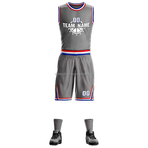 Maillots de basket-ball légers de haute qualité personnalisés à séchage rapide Uniformes Taille plus Ensemble court unisexe Design par sublimation - Product Image 2