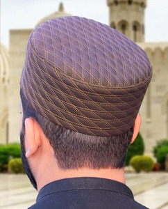 Traditional Muslim Men's Waterproof Adjustable Cap Fine Stitched Surface for Religious Wear Outdoor Daily Namaz Sports Casual - Product Image 3