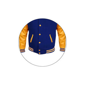 Vente chaude Mode Hommes Lettre-hommes Vestes Simple Plaine Léger Lettre-hommes Vestes Meilleur Prix Letterman Vestes - Product Image 6