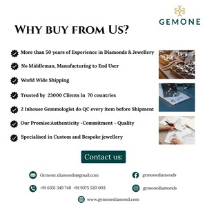 แหวนเพชรดำ 0.50 กะรัต แบบครึ่งวง สำหรับผู้หญิง ทองคำขาว 14k วงครึ่งวง แหวนแต่งงานสำหรับสาวๆ - Product Image 4