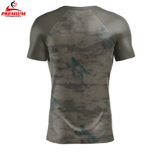Venta al por mayor Hombres Rash Guard Hecho profesional Hombres Rash Guard Gym Fitness Wear Rash Guard - Product Image 2