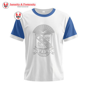 T-shirts pour hommes Phi Beta Sigma en coton premium, chemise de fraternité pour hommes avec lettres brodées en chenille, vêtements grecs - Product Image 5