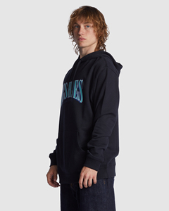 Sweat à capuche décontracté pour homme DC SHOES, streetwear, coupe ample, polaire chaud, imprimé lettres classiques, manches longues - Product Image 4