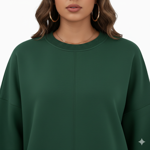 Sweat-shirt brodé Streetwear en relief pour femmes, pull-over à col ras du cou en polaire, sweat-shirt imprimé bouffant, nouvel arrivage - Product Image 6