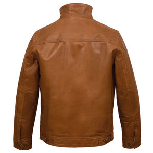 Abrigo cortavientos de piel de vaca para hombre, abrigo grueso y cálido de piel de vaca para invierno, precio al por mayor - Product Image 2