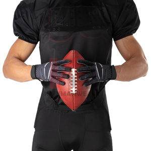 Gants de football américain professionnels personnalisés avec contrôle de la prise, vente en gros d'usine de gants de football américain - Product Image 6