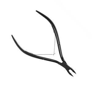 ที่ตัดเล็บสำหรับทำเล็บมือเล็บเท้าเคลือบสีดำใบมีดสแตนเลสคมสำหรับกรรไกรตัดหนังกำพร้า - Product Image 4