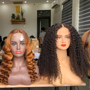 Crépus Bouclés 100% Vierge et Remy Prix de gros Extensions de cheveux humains vietnamiens Perruques et Bundles - Product Image 1