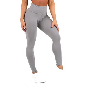 Offre Spéciale Femmes Leggings Taille Haute Fesses Ventre Sans Couture Contrôle D'entraînement de Course À Séchage Rapide Élastique Jambières De Sport - Product Image 1