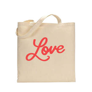 Bolsa de Mano para el Día de San Valentín - Bolsa de Algodón 'Fall in Love' - Product Image 1