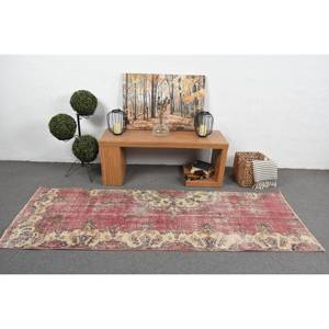 Vintage 9x12 rojo beige estilo Kilim alfombra turca gran área de lana 10mm de espesor para entrada 29x8ft rectángulo patrón de retazos - Product Image 3