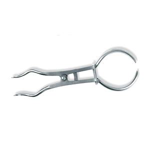 Forceps dentaire en caoutchouc, manuel, léger, couleur ivoire, 17 cm, outil de placement, acier inoxydable, poignée ergonomique, endodontique - Product Image 5