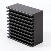 Disipador de Calor de Aleta en Línea de Aluminio 6061/7075 de Precisión, Fabricado por Extrusión OEM, con Disipación de Calor de Alta Eficiencia