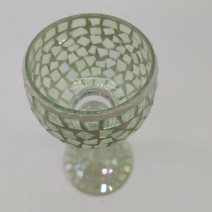 Beautiful Colorful Mosaic Round Small Votive Christmas & Party Decoration Mosaic Tealight <b>Marble</b> Silk Screen Printing <b>Candle</b> Jar - Product Image 4