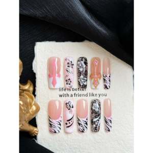 Blush Rebellion Press-On Nail Art - Product Image 1