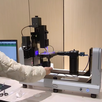 Analyseur d'angle de contact automatique QD600S pour l'évaluation des revêtements et la mesure de la perméabilité aux liquides des surfaces superhydrophobes dans les textiles
